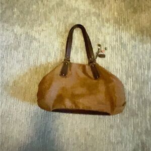 Fossil Brown Leather Hobo Bag